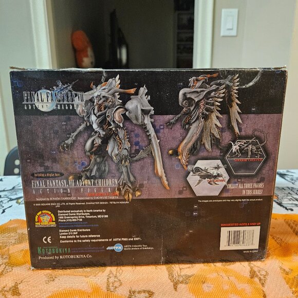 Final Fantasy VII 7 Advent Children ArtFX Bahamut Sin Movie Figure with Base - Picture 9 of 12